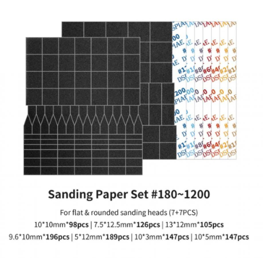 DSPIAE Tools Full Grid Sanding Paper for Sanding Tool MSP-ESS